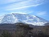 浅間火山博物館・遊歩道から見る浅間山（3月）